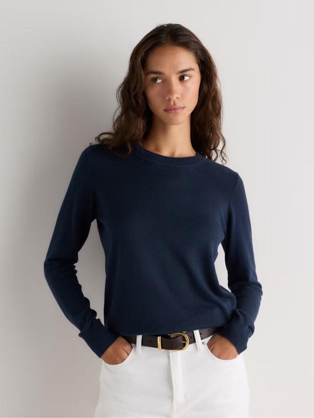 JCrew Cashmere Crewneck Sweater Navy Size XS Brand New No Tags Closeout